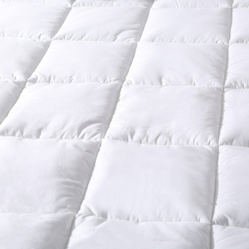 Defend-A-Bed Classic Brands Defend-A-Bed Ultimate Alternative Down Baffle Box Quilted Mattress Protector, Queen - Image 4